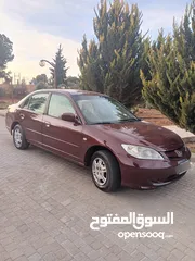  2 هوندا سيفيك موديل 2004 جير عادي محرك 1700cc  قوي اقتصادي