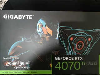  2 كرت شاشة RTX 4070 Ti super 16GB