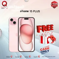  1 IPHONE 15 PLUS ( 128GB ) NEW /// ايفون 15 بلس ذاكرة 128 الجديد