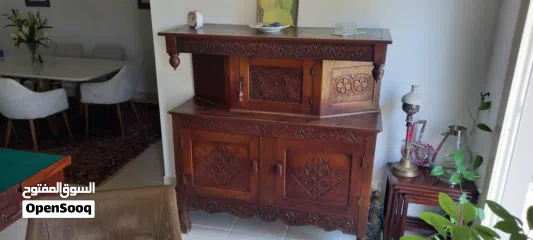  1 Traditional Carved Wooden Cabinet – Antique Style, Rich Detailing