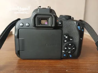  2 كاميرة كانون 800d استعمال شخصي بحال الوكالة للبيع