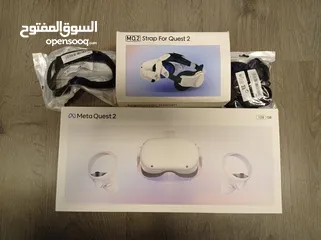  1 ميتا كويست 2(VR)/(VR)Meta quest 2 مع إكسسوارات/with accessories