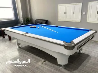 8 بلياردو جديد ومستعمل (تنجيد صيانه تركيب ونقل) تنس هوكي بيبي فوت