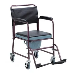  3 كرسي الحمام لكبار السن ومحدودي الحركة Wheelchair commode