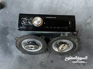  1 مسجل بلوتوث مع سماعتين بيستول