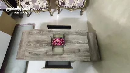  29 طاولة شاشة +خزانة أحذية +طاولة مجلس+اربع قطع جانبية