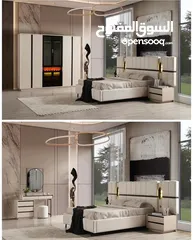  25 غرف نوم خشب لاتيه 18 مل بالكامل ملبس ميلامين