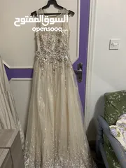  14 فساتين سهره للبيع ..جديد ومستعمل موديلات جميله ومقاسات متنوعه وألوان مختلفه بأسعار مغريه جداً