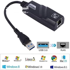  3 USB 3.0 to Ethernet Adapter, Driver Free 10/100/1000 Mbps Network RJ45 LAN Wired Gigabit