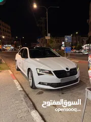  5 سكودا سوبير بانوراما فل الفل 2017 ترخيص 2016 ماطور 2000 ديزل 190 حصان اوتماتيك السيارة دهان شركة