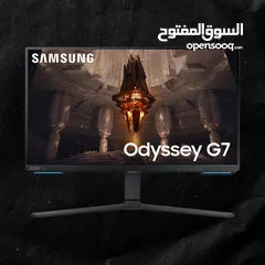  2 SAMSUNG Odyssey G7 UHD 144Hz 1Ms Ips Gaming Monitor - شاشة جيمينج من سامسونج !