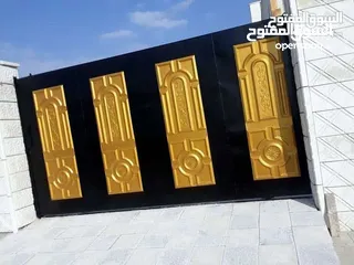  1 بوابة حديد ثقيل