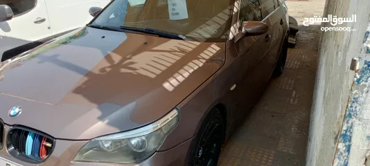  6 بي ام 520موديل2004فحص كامل فل كامل جنط19 صيانه كامله بودي م تكنك البيع بدون الرقم