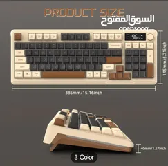  2 كيبورد ألعاب لاسلكي Ziyou Lang M88 – تصميم فاخر ووظائف احترافية (كمية محدودة)
