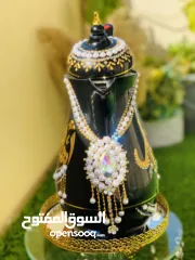  22 دلات قهوة وفناجين ومناديل ام العريس وغيرها