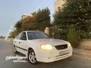 2 هونداي اكسنت 2006 بوضعيه اوتماتك  ممتازة جداً ترخيص وتأمين جديد الله يبارك لصاحب النصيب