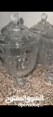  6 للبيع فازات زجاجية كبيرة الحجم بحالة ممتازة جدا غير مستعملة نهائيا مصنوعة من زجاج عالي الجودة،