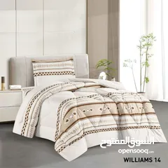  7 مجموعة WILLIAMS لحاف نفخ مفرد ونص مكون من 3 قطع لحاف نفخ دبل فيس