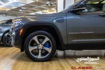  2 Jeep Grand Cherokee 2022 Limited Plug in hybrid 4xe  السيارة بحالة ممتازة جدا و قطعت مسافة 5000 كيلو