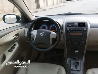  21 تويوتا 2012حبه شركه صنف ميزه كرولا كاش او اقساط 6000
