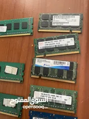  4 رامات كمبيوتر ولابتوب احجام مختلفة