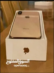  6 ايفون Xsmax جيجا 64  اصلي نموذج M مغير شاشه وبطاريه شغال الفيس شاحن الاصلي وكفر ولزقة