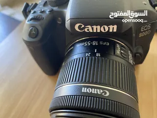 1 كاميرا Canon 800D بحالة الوكالة