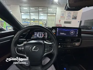  13 لكزس Es350 2022 بانوراما داخل زعفراني تسجيل جديد ممشى 15الف كيلو فقط