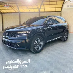  13 كيا سورنتو 2021 لون اسود ملوكي كاملة المواصفات