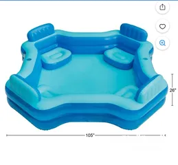  2 مسبح نوعية bluescape جديد وارد امريكا 105”*105”