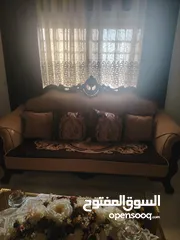  6 طقم كنبايات زان حفر 9 مقاعد بحال الوكاله مستعمل شي بسيط