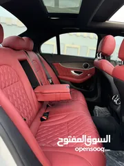  20 للبيع مرسدس C 300 2018 ابيض من داخل احمر نظيف جدا وارد كندا موصفات خليجي