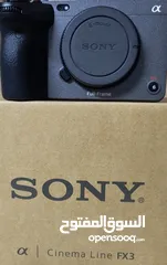  3 sony FX3 With box and acc