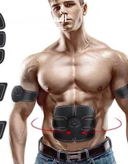  7 جهاز تنحيف و شد البطن و اظهار العضلات بكج ثلاثه قطع جهاز EMS  لبناء العضلات