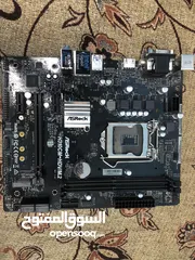  1 intel i3-8100 and H310CM-HDV/M.2 3.60GHz Motherboard