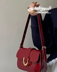  2 شنطة برغندي الترند
