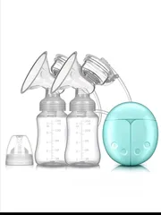  3 شفاط الحليب الكهربائي طقم واحد مزدوج شفاط ثدي كهربائي مع USB سلك , 2 حليب زجاجة و 1 حلمة الثدي.