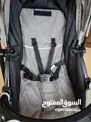  4 Reversable baby stroller full safety belt .