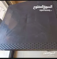  3 طاولة بلاستيك لون بني إستعمال بسيط