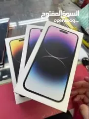  18 iPhone 14 pro 128GB/256GB جديد كفالة شرق اوسط ايفون 14 جديد كفالة لمدة عام