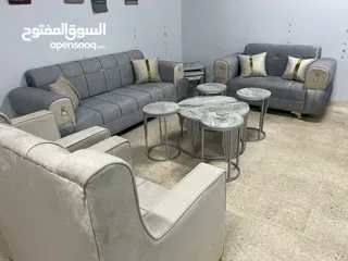  1 اطقم كورنر +طاولات سفرة تركي