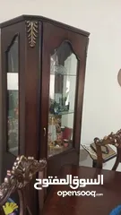  2 طاوله سفره مع فضيه ثقيله جدا وكبيره