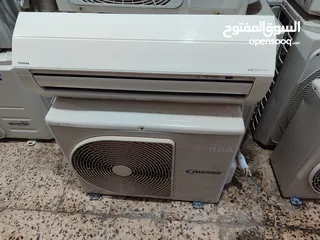  4 مكيفات توشيبا مستعملة فل إنڨيرتر شامل التركيب