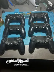  8 ايادي اصليةةة وكوبي بحالة الوكالة عالفحصص وكفالة شهر  للبيع ( متوفر عروض على الصيانه)Control ps4
