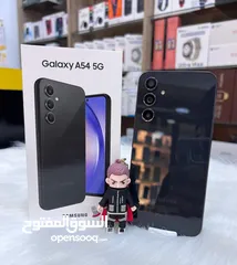  2 جهاز مستعمل ايام Samsung A54 5G رام 16 جيجا 256 أغراضة والكرتونه الأصلية متوفر توصيل بجلاتين