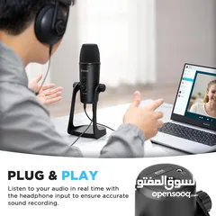  5 مايك تسجيل من براند بويا الأصلي الاحترافي ستريم يوتيوب Boya BY-PM700 Mic for PC & Smart Phone