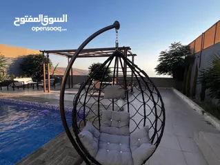  16 شاليهات ومزارع فخمه داخل ناعور مسبح مدفى