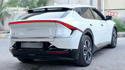  9 2022 كيا ايفي 6 وارد كوري فل كامل ما عدا بانوراما مميزة جدا دفع رباعي بطارية كبيرة
