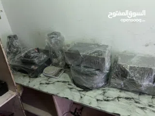  1 موجودة عدة اللبيع  ماكنة فشافيش 28 طابه  ماكنة كريب  ماكنة وأفل أصابع  نافورة شوكلاتة