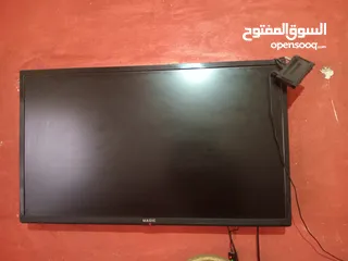  1 شاشه تلفزيون 55 بوصه